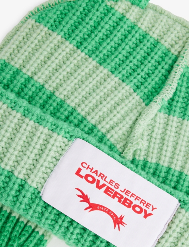 CHARLES JEFFREY LOVERBOY - Chunky Rabbit Wool-Blend Beanie Hat