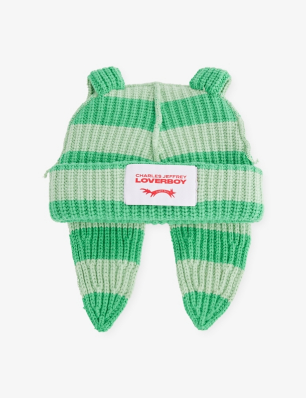 CHARLES JEFFREY LOVERBOY - Chunky Rabbit Wool-Blend Beanie Hat