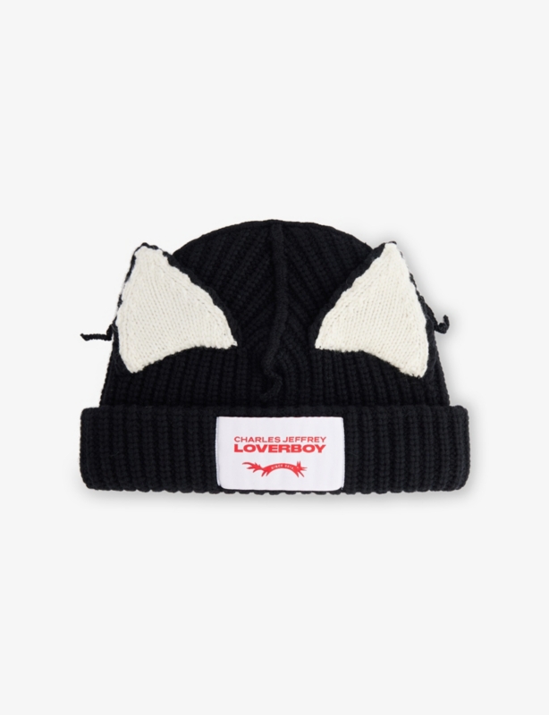 CHARLES JEFFREY LOVERBOY - Chunky Rabbit Wool-Blend Beanie Hat