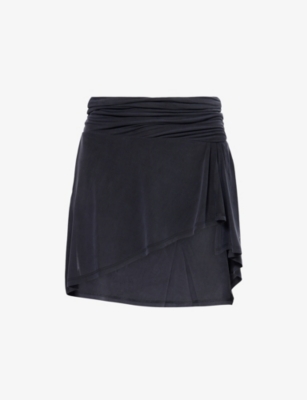 Peachy Den Womens Graphite The Kylie Skort In Multi