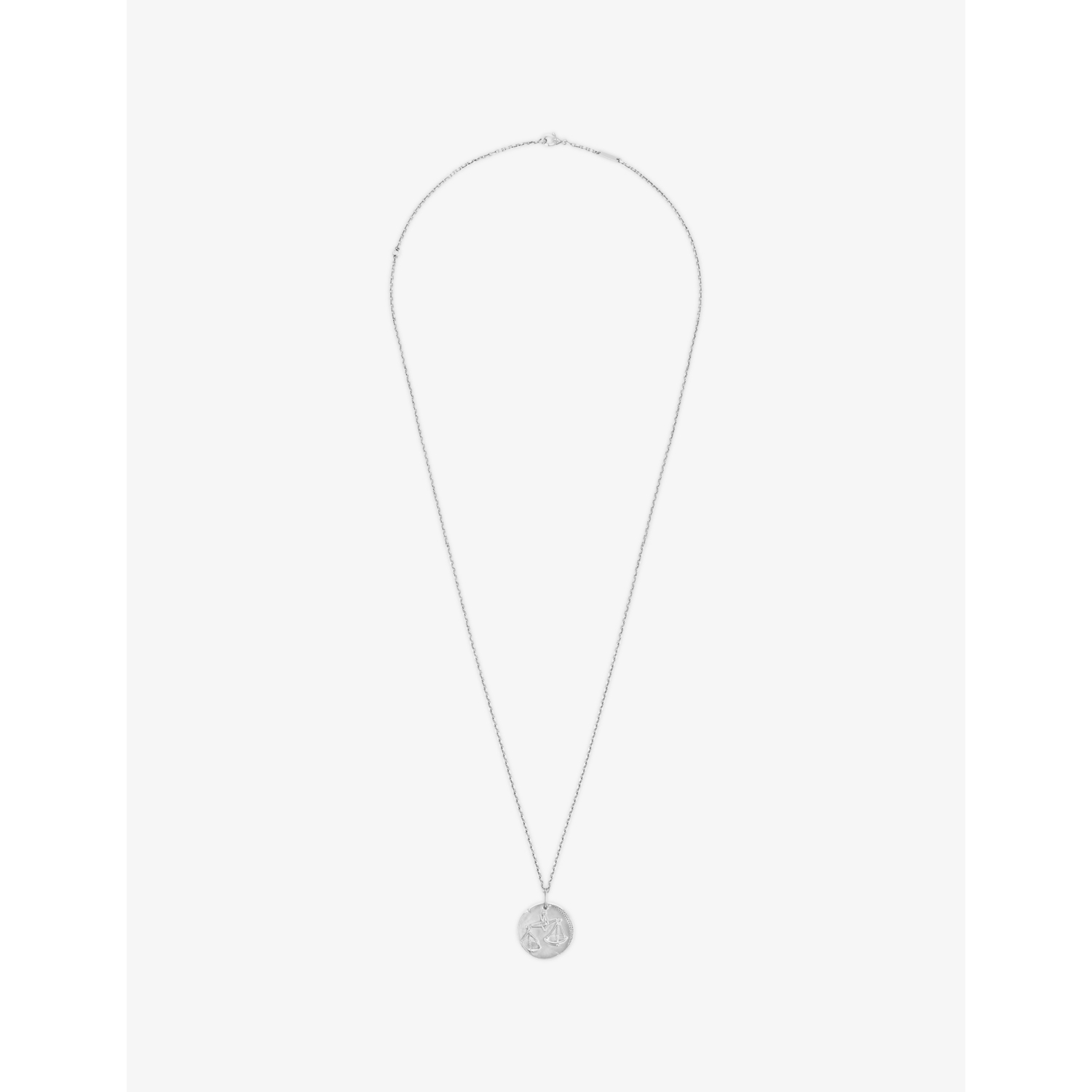 Van Cleef & Arpels Zodiaque Medal Libra Rhodium-Plated 18ct White Gold Pendant