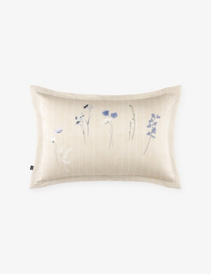 Hugo Boss Multicoloured Azure Mist Standard Cotton-sateen Pillowcase