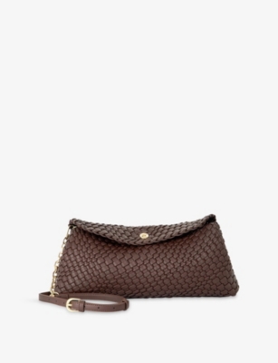 Womens Dune Encourage Woven Clutch