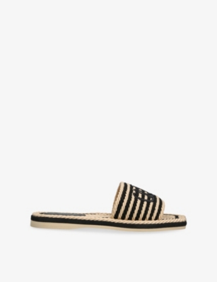 Chloé Womens Chloe Sand Woven Sandals In Multi