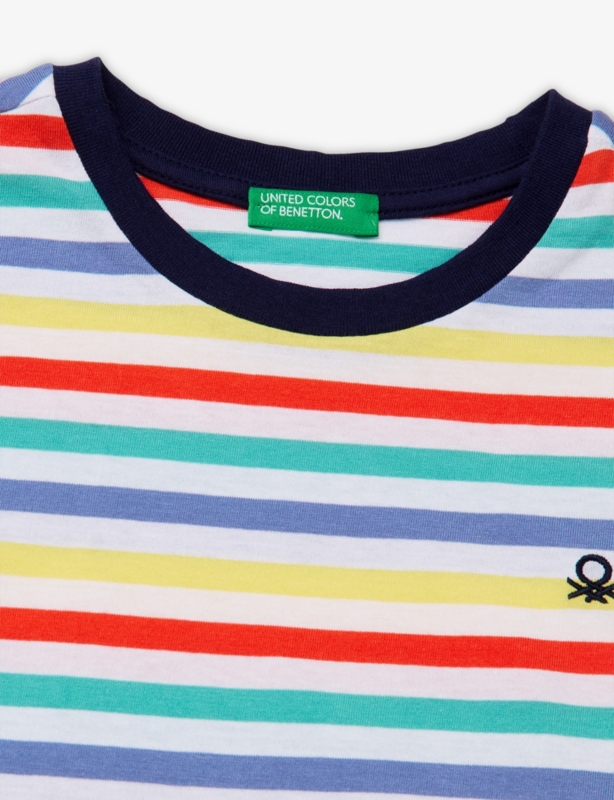 Striped Cotton T-Shirt 6-12 Years