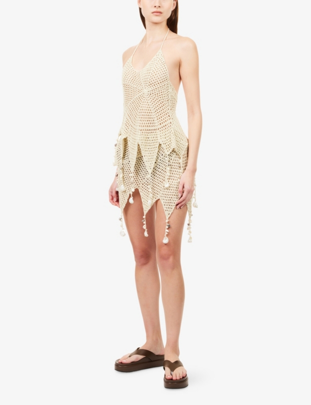 JADED LONDON - Ophidian Backless Woven Mini Dress | Selfridges.com