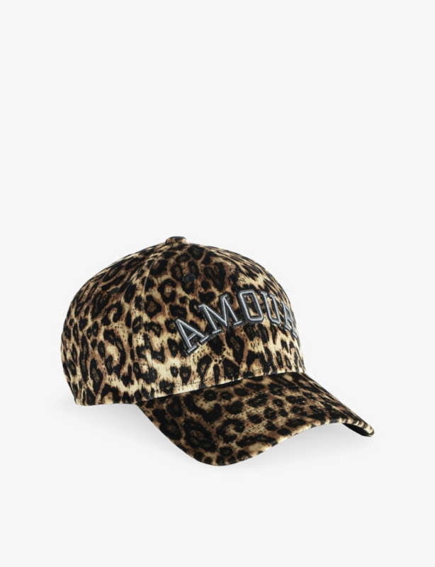 Zadig&Voltaire x New Era Leopard-Print Velvet Cap