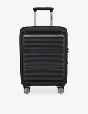 Samsonite Paralux Spinner Expandable 4-wheel Suitcase 55cm In Black