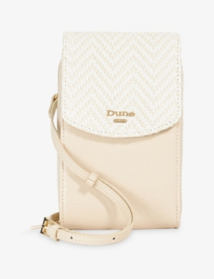 Womens Dune Sunrise Faux-Leather Phone Cross-Body Bag
