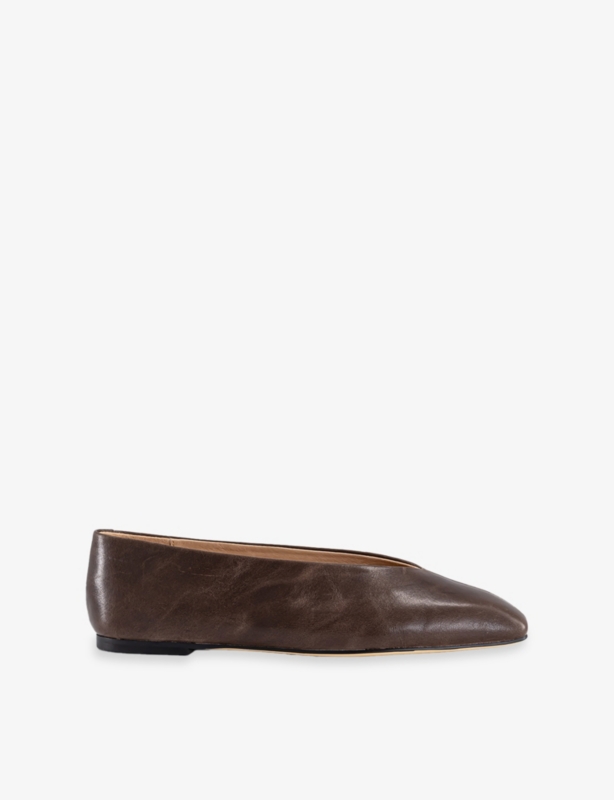 Brash Leather Ballet Flats