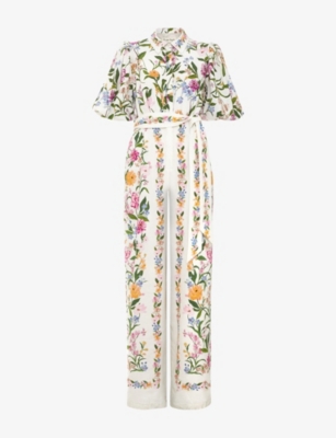 Phase Eight: Camilla Floral-Print Woven Jumpsuit