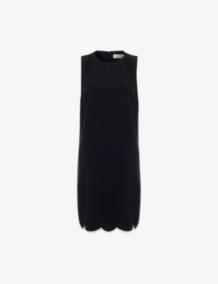 Phase Eight: Marta Scalloped-Hem Woven Shift Dress