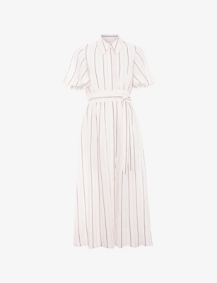 Phase Eight: Marielle Striped Woven Shirt Dress