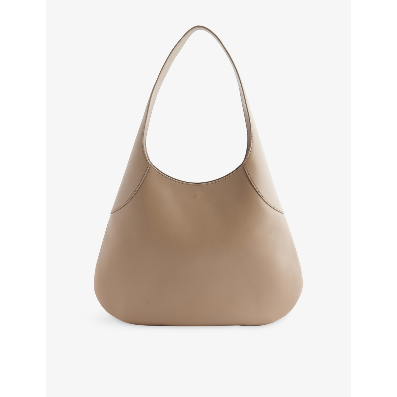KHAITE Joan Foil-Print Logo Large Hobo Bag