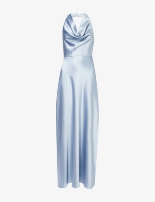 selfridges bridesmaid dresses Natalie A-Line Short Sleeves Ruched Chiffon Bridesmaid Dresses, Mustard main image 1