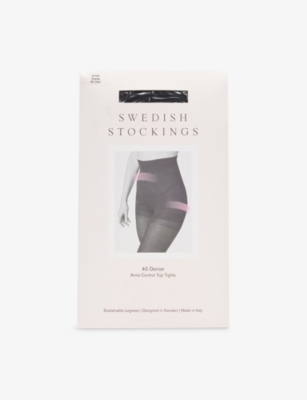 Womens Swedish Stockings Anna Control 40 Denier Support Tights
