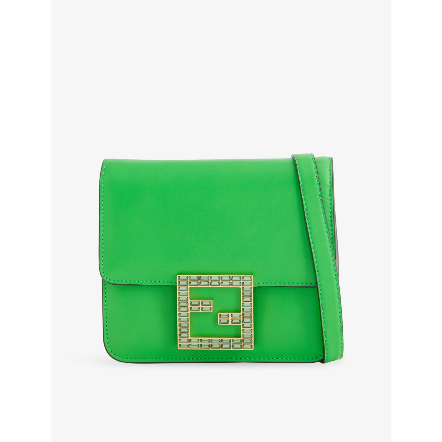 Fendi Pre-Loved Fab Leather Shoulder Bag