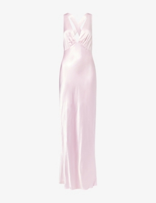 shona joy rose bridesmaid dress Elegant A-Line Chiffon One Shoulder Long Bridesmaid Dresses with Ruffl –  BIZTUNNEL