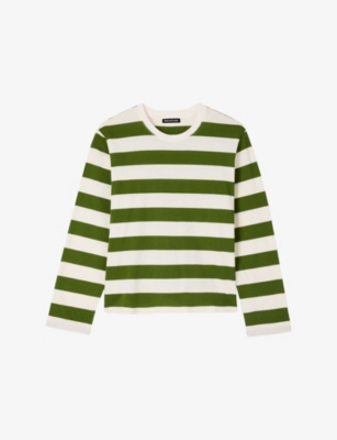 Whistles: Striped Relaxed-Fit Cotton T-Shirt