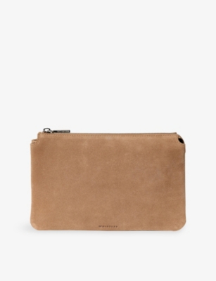 Womens Whistles Elita Suede Clutch