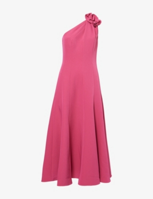 Womens Roland Mouret 3D-Flower Strapless Woven Gown
