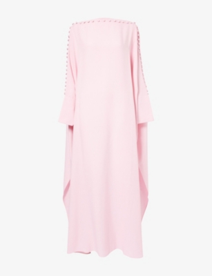 Womens Taller Marmo Mila Off-Shoulder Woven Kaftan