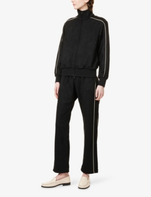 FEAR OF GOD ESSENTIALS: Signature Piped-Hem Faux-Suede Track Pants