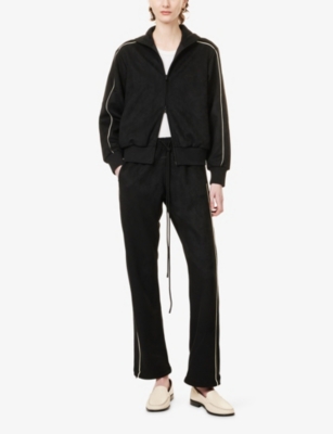 FEAR OF GOD ESSENTIALS: Signature Vintage Faux-Suede Track Jacket