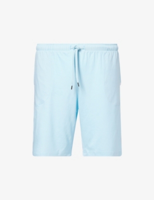 Derek Rose Mens  Basel 25 Modal-jersey Shorts In Blue