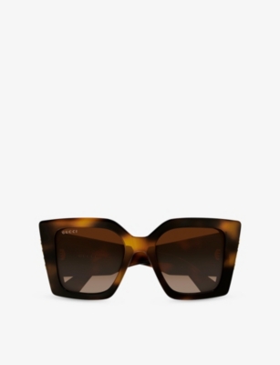 Gucci: GG2039S Butterfly-Frame Acetate Sunglasses