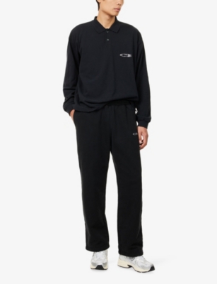 COLE BUXTON: Surf Long-Sleeve Cotton Polo Shirt