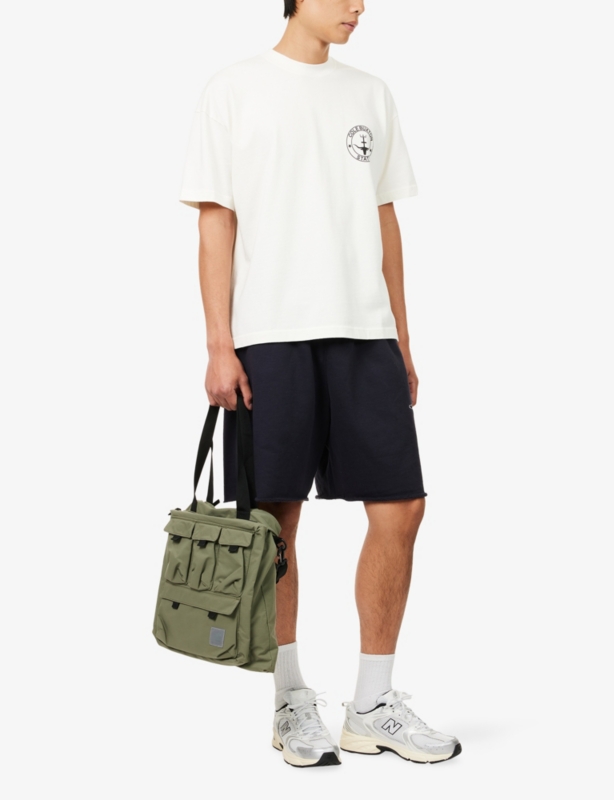 Crewneck Logo-Print Cotton T-shirt