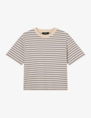 Whistles: Striped Short-Sleeve Cotton T-Shirt