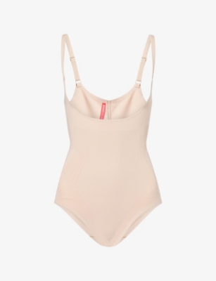 Womens Spanxsculpt™ Gofigure Open-Bust Stretch-Woven Bodysuit