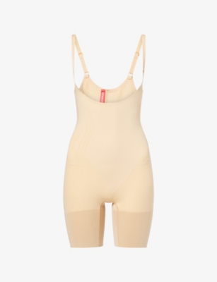 Womens Spanxsculpt™ Gofigure Open-Bust Mid-Thigh Bodysuit