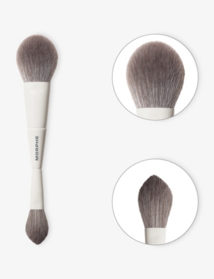 Morphe M160 Dual-ended Powder Brush In White