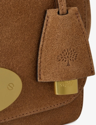 MULBERRY: Lily Small Suede Shoulder Bag