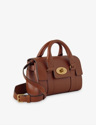 MULBERRY 베이스워터 미니 가죽 탑 핸들 백