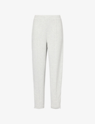 Womens Varley The Slim Pintuck Stretch-Jersey Trousers