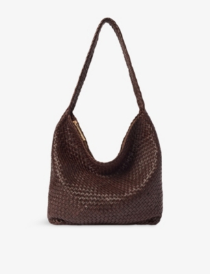 Whistles: Woven Leather Tote Bag