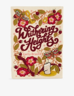 Olympia Le-tan Womens Bosco Wuthering Heights Embroidered Book Clutch Bag In Brown