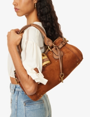CHLOE: Paddington Suede Tote Bag