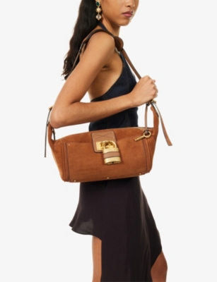 CHLOE: Paddington Small Suede Shoulder Bag