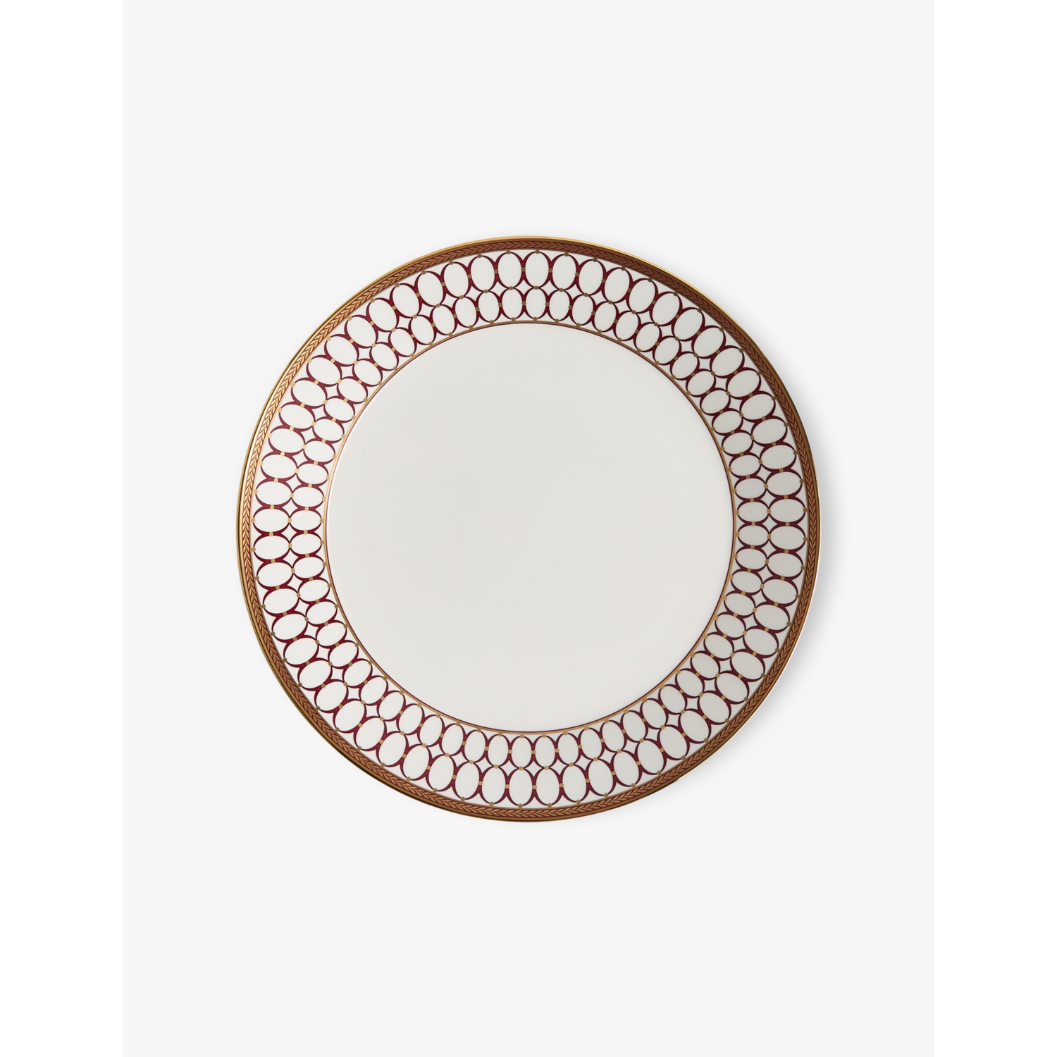 Wedgwood Renaissance Red Bone-China Deep Plate 27cm