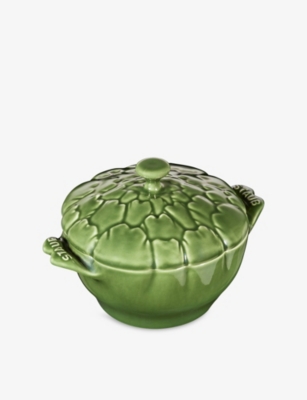 Staub Basil Green Artichoke Cocotte Ceramic Casserole Dish 13cm