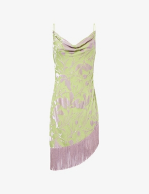 cedric charlier green dress Rat & Boa Orisha mini dress – hireempireaustralia.com