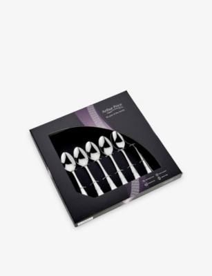Arthur Price Stainless Steel Dubarry Stainless-steel 6-piece Tea Spoon Set In Silver