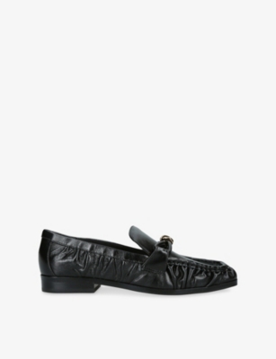 Dolce Vita Womens  Bonie Leather Loafers In Black