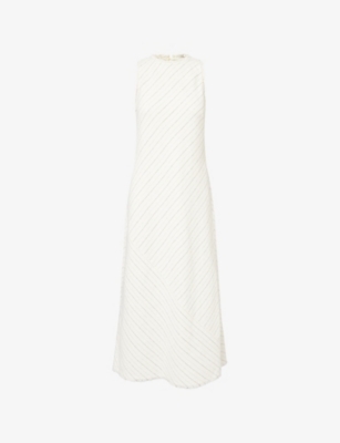 a line denim pinafore dress Ashton Pinafore Denim | Denim Pinafore Dress