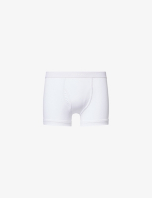 Tom Ford Mens Tonal Cotton Bx Brief White